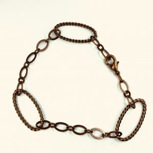 Antiqued, copper chain